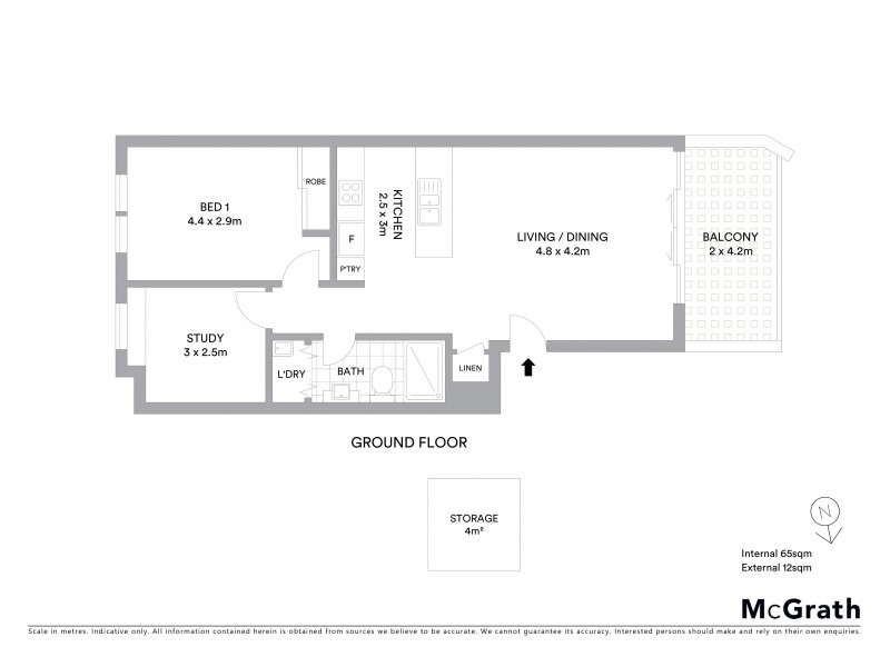 18/41 Clare Burton Crescent, Franklin ACT 2913 Floorplan