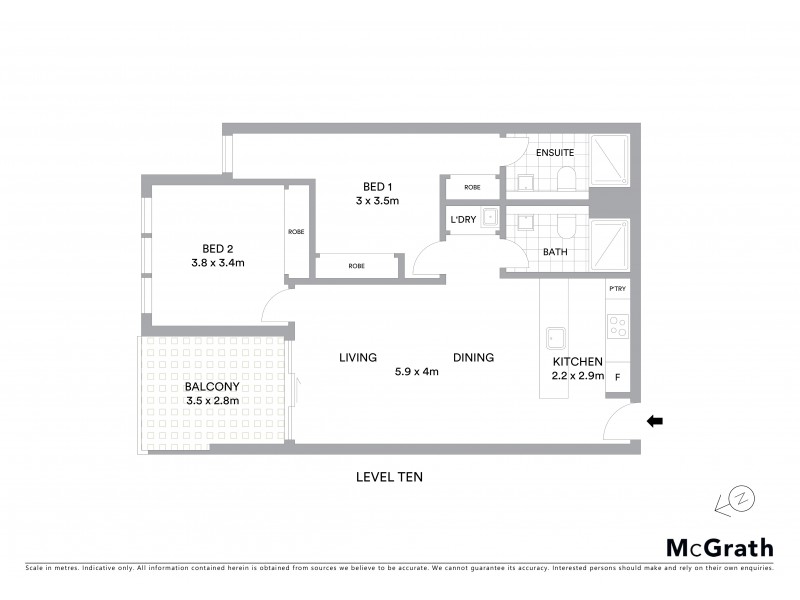 125/1 Anthony Rolfe Avenue, Gungahlin ACT 2912 Floorplan