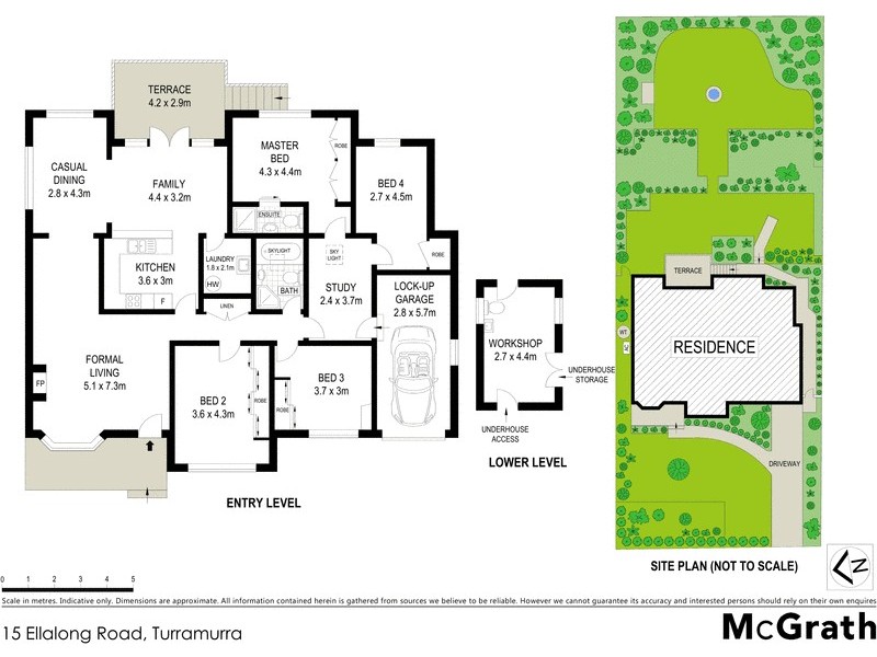 15 Ellalong Road, Turramurra NSW 2074 Floorplan