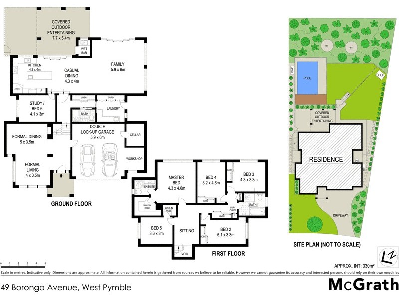 49 Boronga Avenue, West Pymble NSW 2073 Floorplan