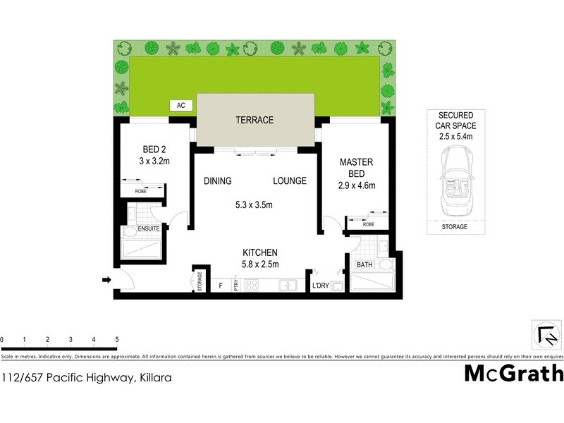 112/657 Pacific Highway, Killara NSW 2071 Floorplan