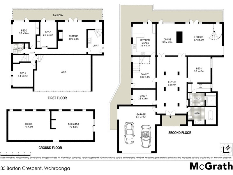 35 Barton Crescent, Wahroonga NSW 2076 Floorplan