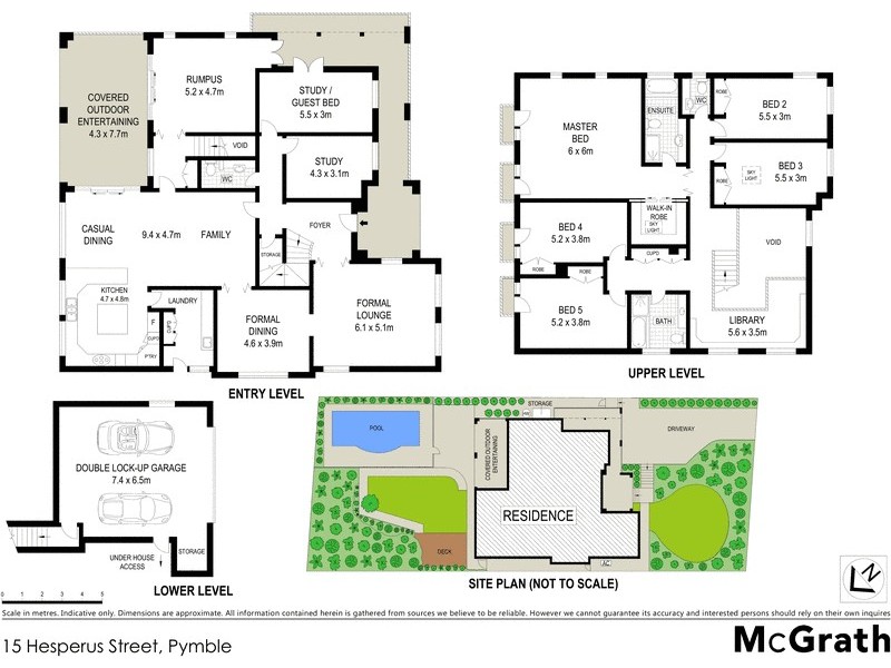 15 Hesperus Street, Pymble NSW 2073 Floorplan