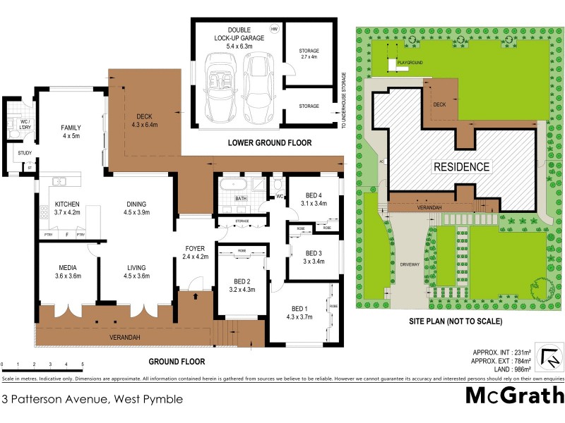 3 Patterson Avenue, West Pymble NSW 2073 Floorplan