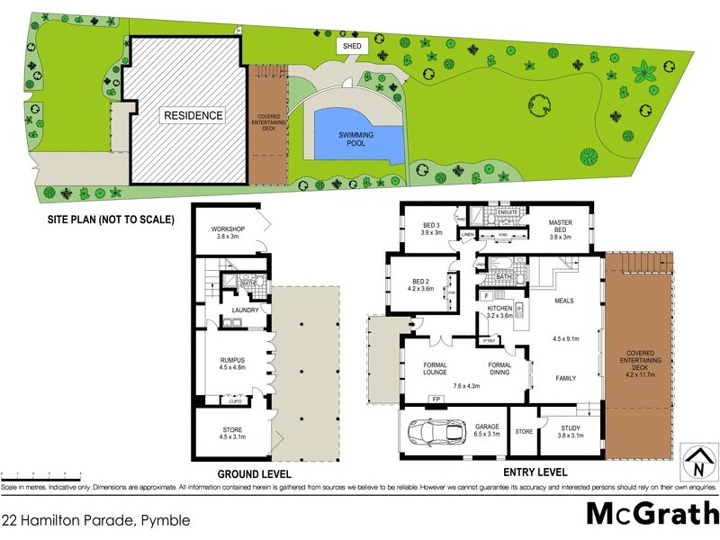 22 Hamilton Parade, Pymble NSW 2073 Floorplan