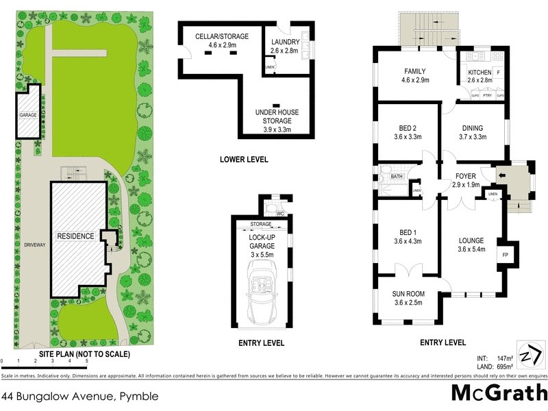 44 Bungalow Avenue, Pymble NSW 2073 Floorplan