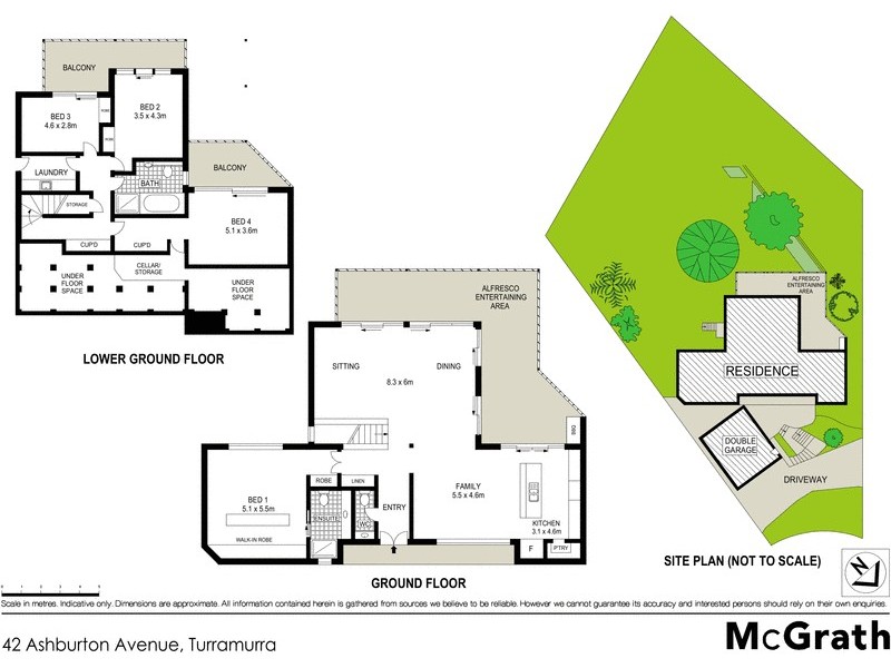 42 Ashburton Avenue, Turramurra NSW 2074 Floorplan