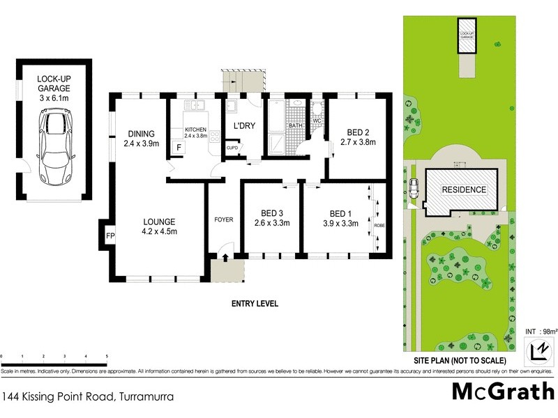 144 Kissing Point Road, Turramurra NSW 2074 Floorplan