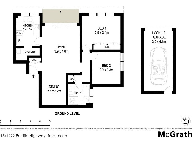 15/1292 Pacific Highway, Turramurra NSW 2074 Floorplan