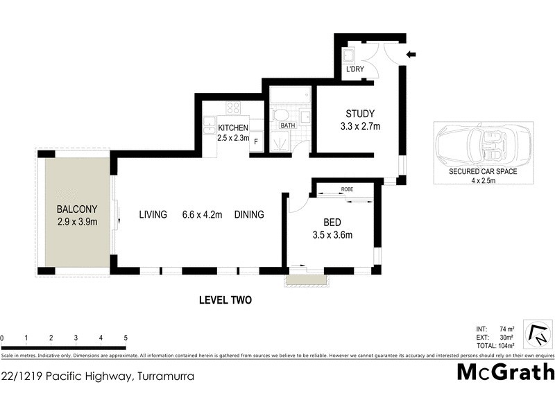 22/1219 Pacific Highway, Turramurra NSW 2074 Floorplan