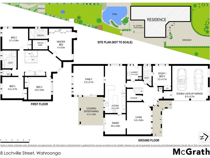 8 Lochville Street, Wahroonga NSW 2076 Floorplan