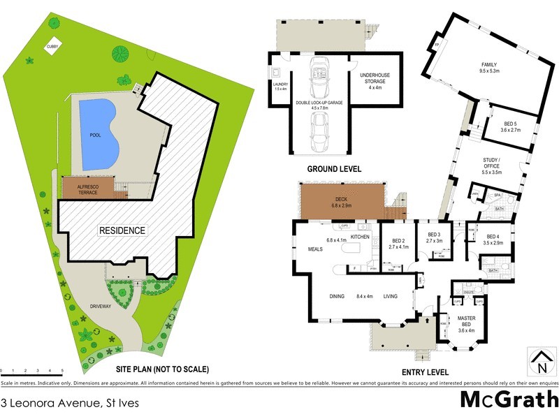 3 Leonora Avenue, St Ives NSW 2075 Floorplan
