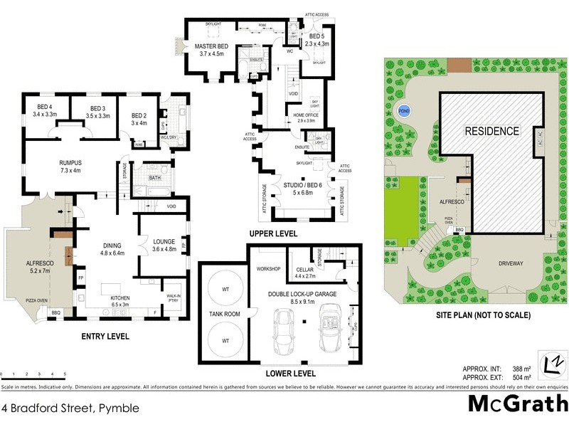 4 Bradford Street, Pymble NSW 2073 Floorplan