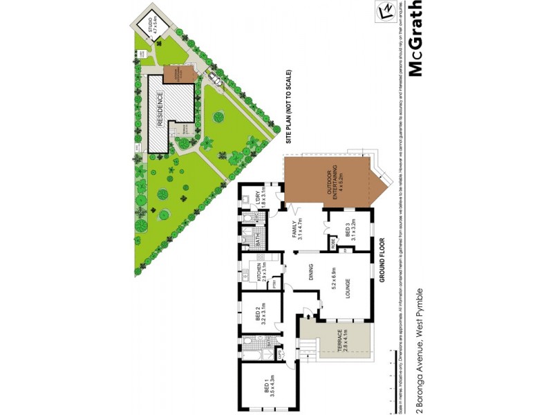 2 Boronga Avenue, West Pymble NSW 2073 Floorplan
