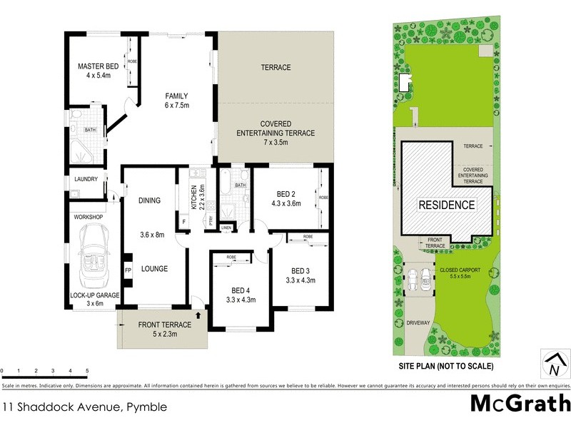 11 Shaddock Avenue, Pymble NSW 2073 Floorplan