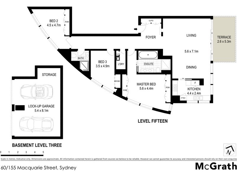 60/155 Macquarie Street, Sydney NSW 2000 Floorplan