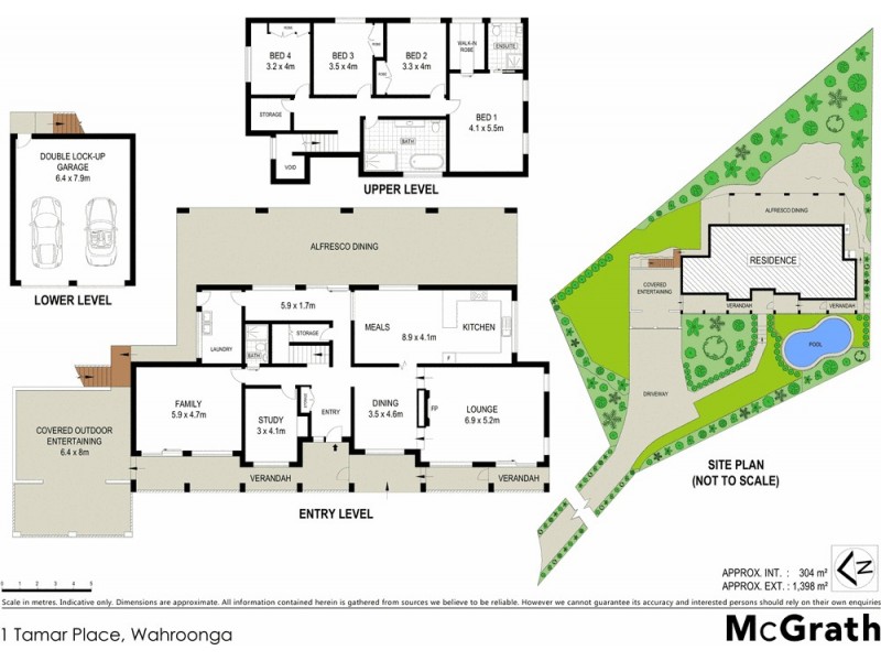 1 Tamar Place, Wahroonga NSW 2076 Floorplan