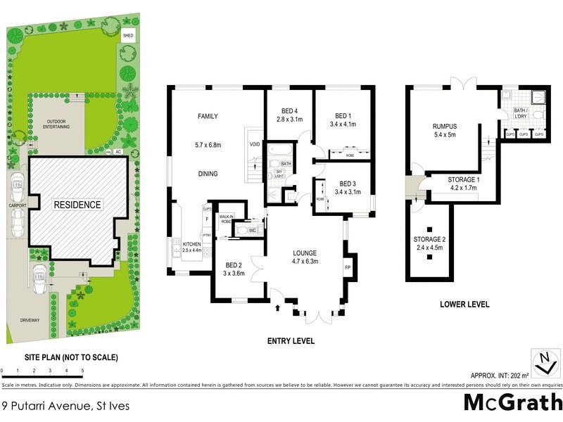 9 Putarri Avenue, St Ives NSW 2075 Floorplan