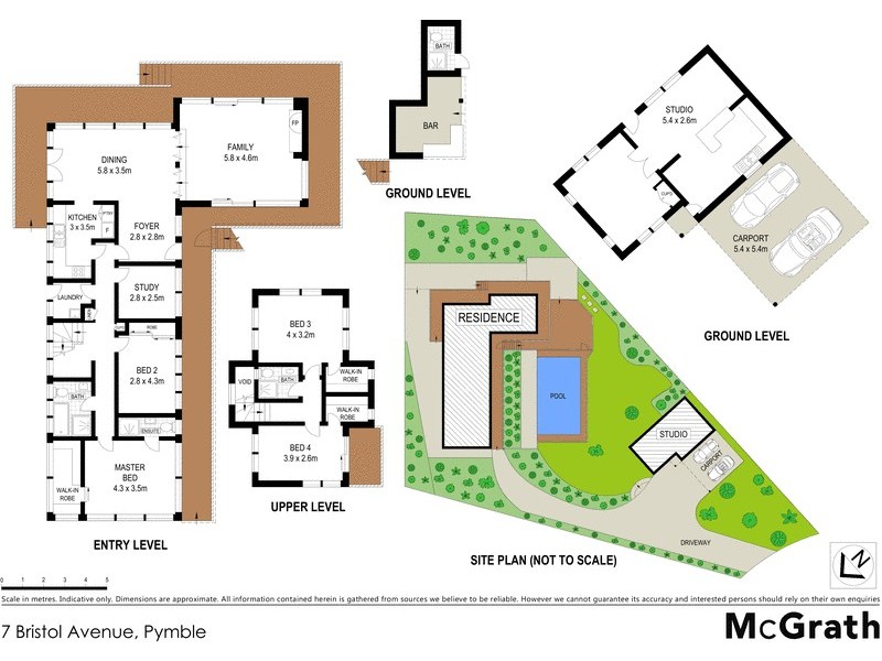7 Bristol Avenue, Pymble NSW 2073 Floorplan