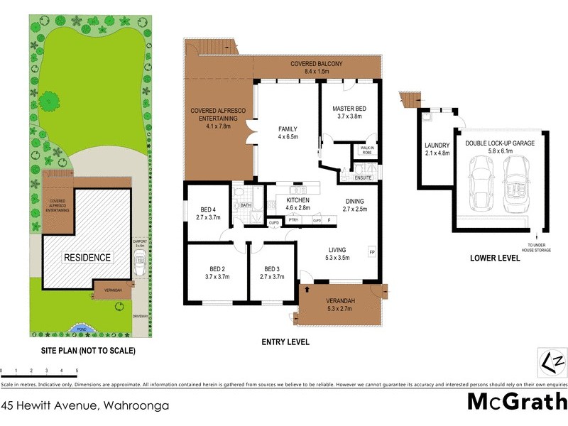 45 Hewitt Avenue, Wahroonga NSW 2076 Floorplan
