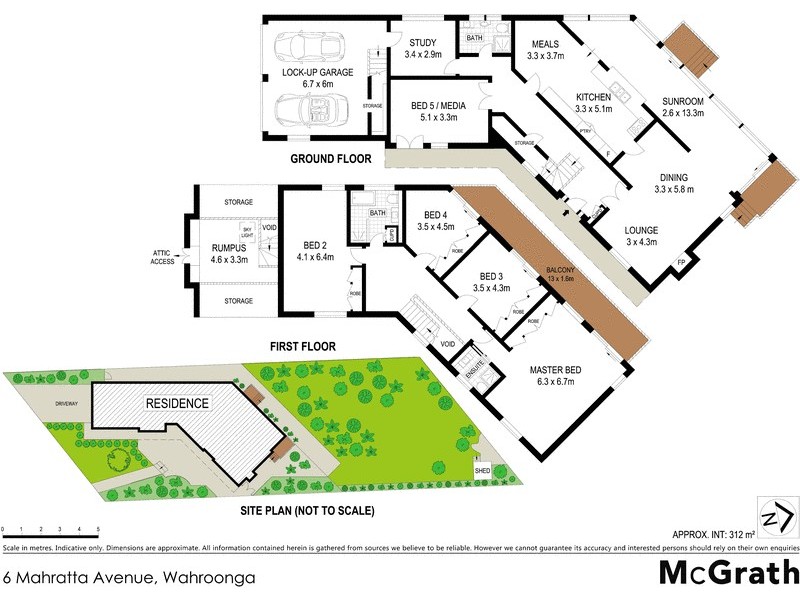 6 Mahratta Avenue, Wahroonga NSW 2076 Floorplan