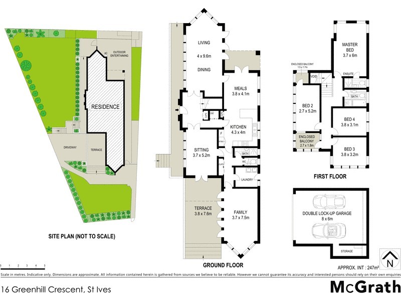 16 Greenhill Crescent, St Ives NSW 2075 Floorplan
