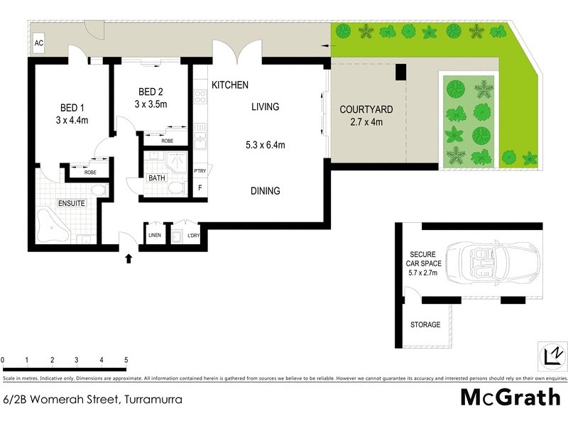 6/2B Womerah Street, Turramurra NSW 2074 Floorplan