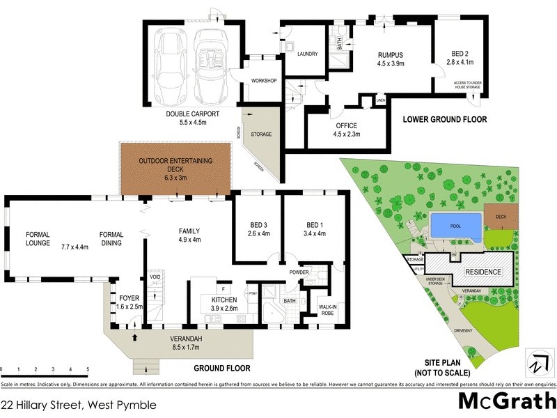 22 Hillary Street, West Pymble NSW 2073 Floorplan