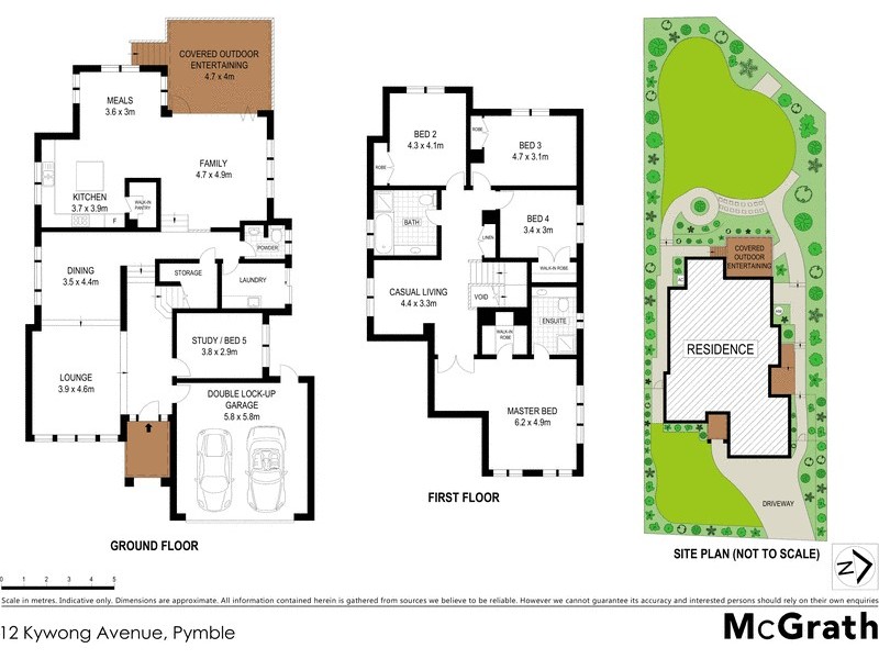 12 Kywong Avenue, Pymble NSW 2073 Floorplan