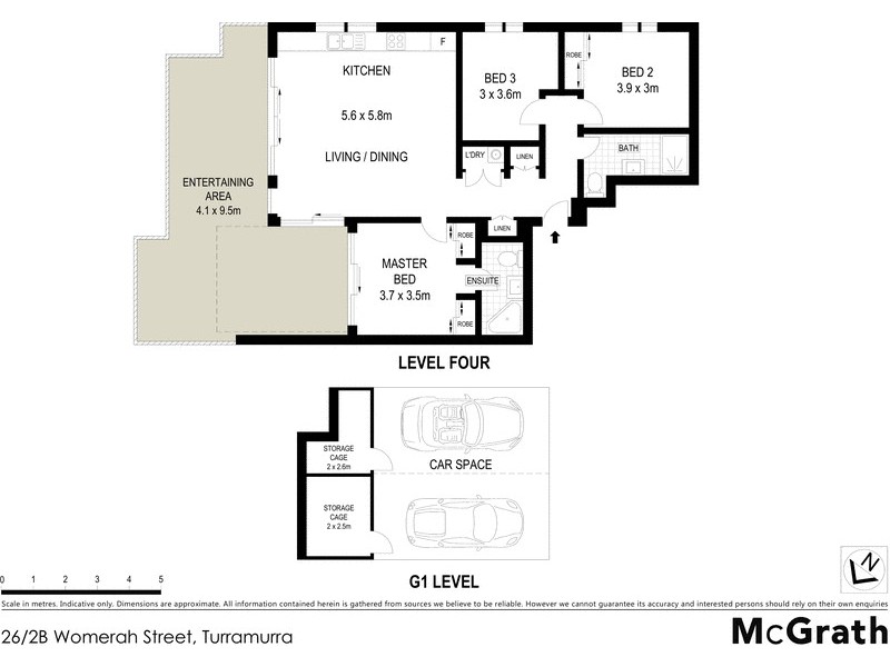 26/2B Womerah Street, Turramurra NSW 2074 Floorplan