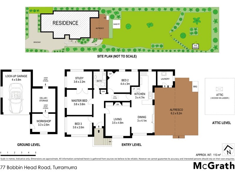 77 Bobbin Head Road, Turramurra NSW 2074 Floorplan