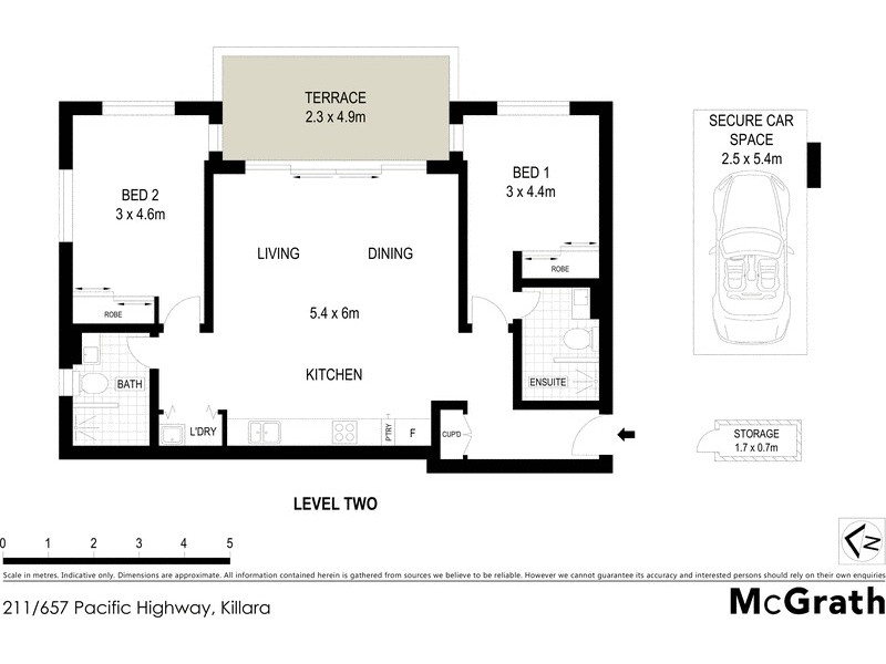 211/657 Pacific Highway, Killara NSW 2071 Floorplan