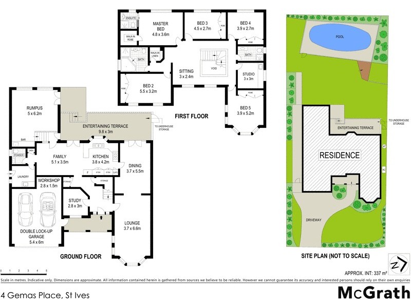 4 Gemas Place, St Ives NSW 2075 Floorplan