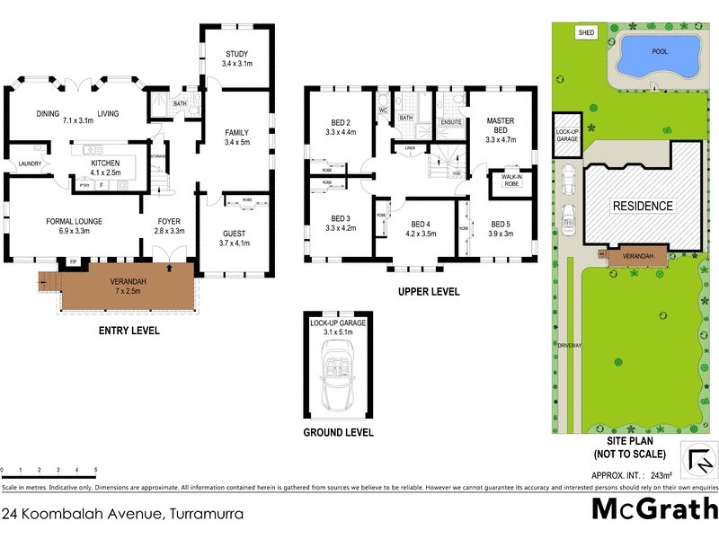 24 Koombalah Avenue, Turramurra NSW 2074 Floorplan