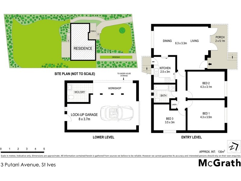 3 Putarri Avenue, St Ives NSW 2075 Floorplan