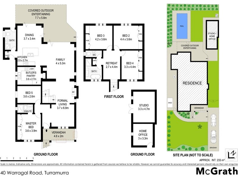 40 Warragal Road, Turramurra NSW 2074 Floorplan