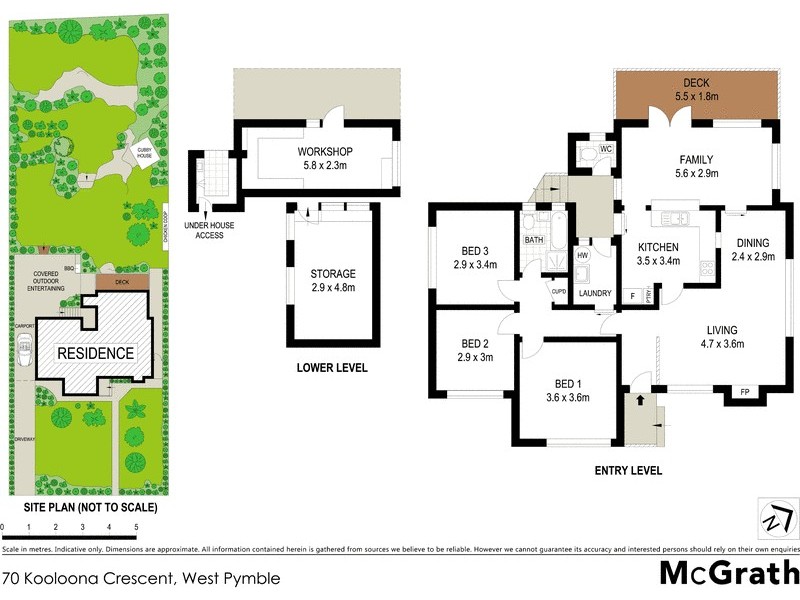70 Kooloona Crescent, West Pymble NSW 2073 Floorplan