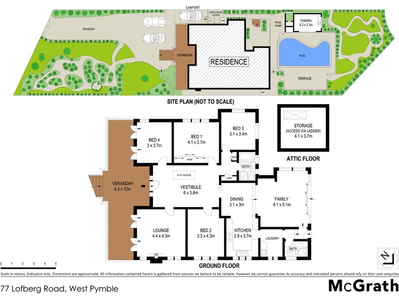 77 Lofberg Road, West Pymble NSW 2073 Floorplan