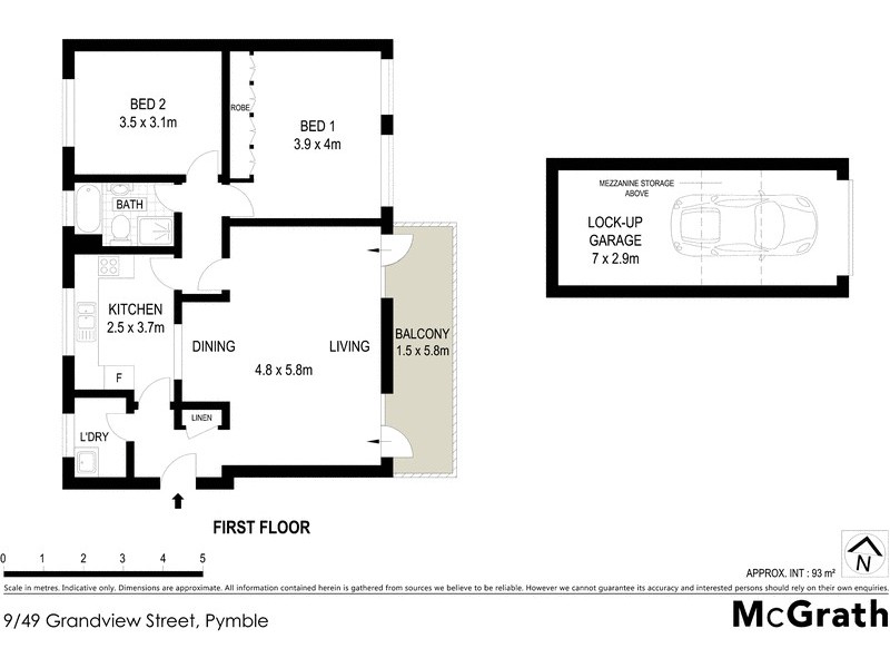 9/49 Grandview Street, Pymble NSW 2073 Floorplan