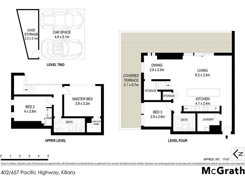 402/657 Pacific Highway, Killara NSW 2071 Floorplan