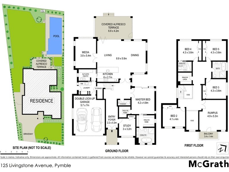 125 Livingstone Avenue, Pymble NSW 2073 Floorplan