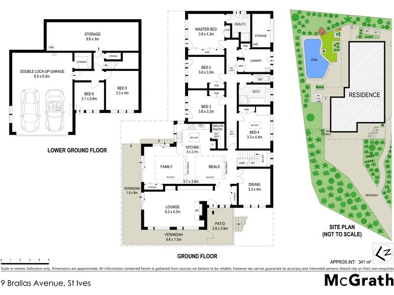 9 Brallas Avenue, St Ives NSW 2075 Floorplan
