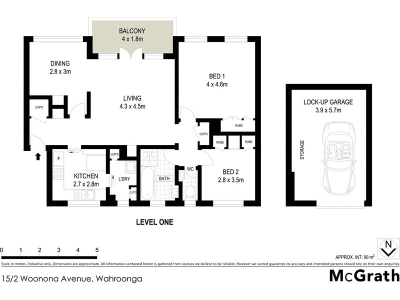 15/2 Woonona Avenue South, Wahroonga NSW 2076 Floorplan