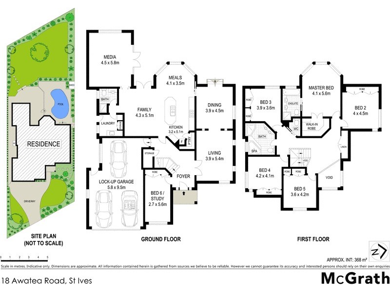 18 Awatea Road, St Ives NSW 2075 Floorplan