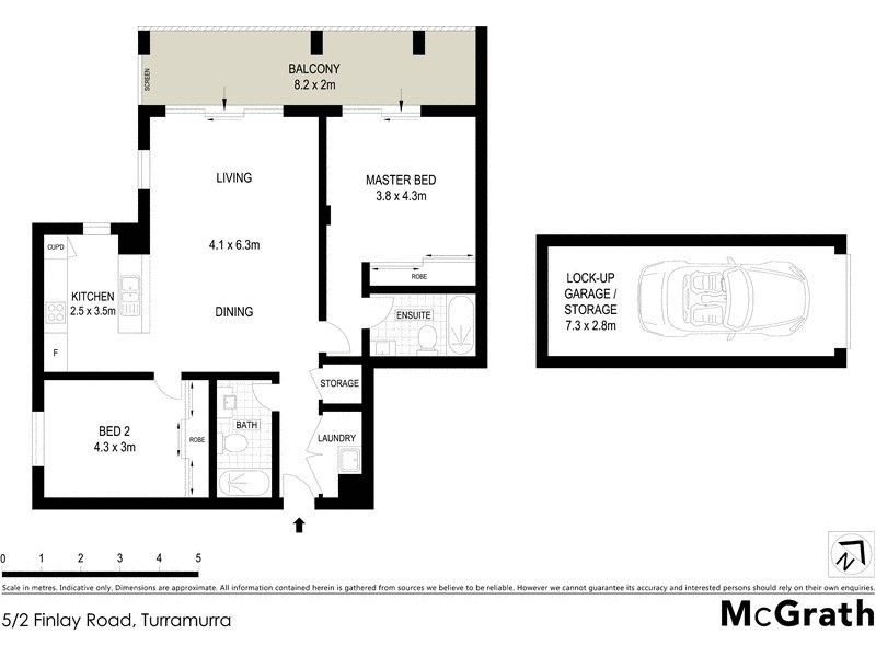 5/2 Finlay Road, Turramurra NSW 2074 Floorplan