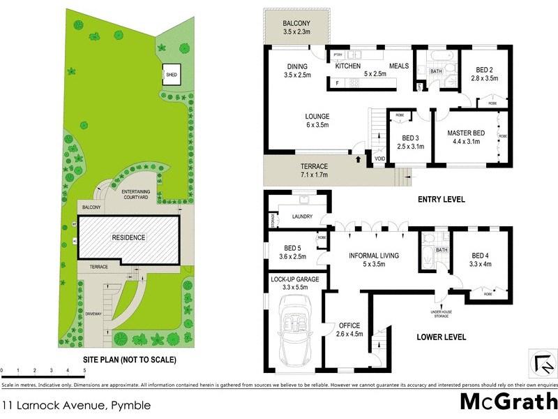 11 Larnock Avenue, Pymble NSW 2073 Floorplan