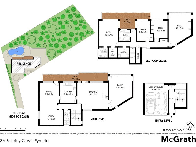 8A Barclay Close, Pymble NSW 2073 Floorplan
