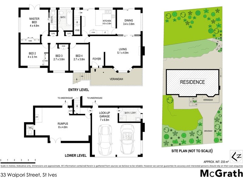 33 Waipori Street, St Ives NSW 2075 Floorplan