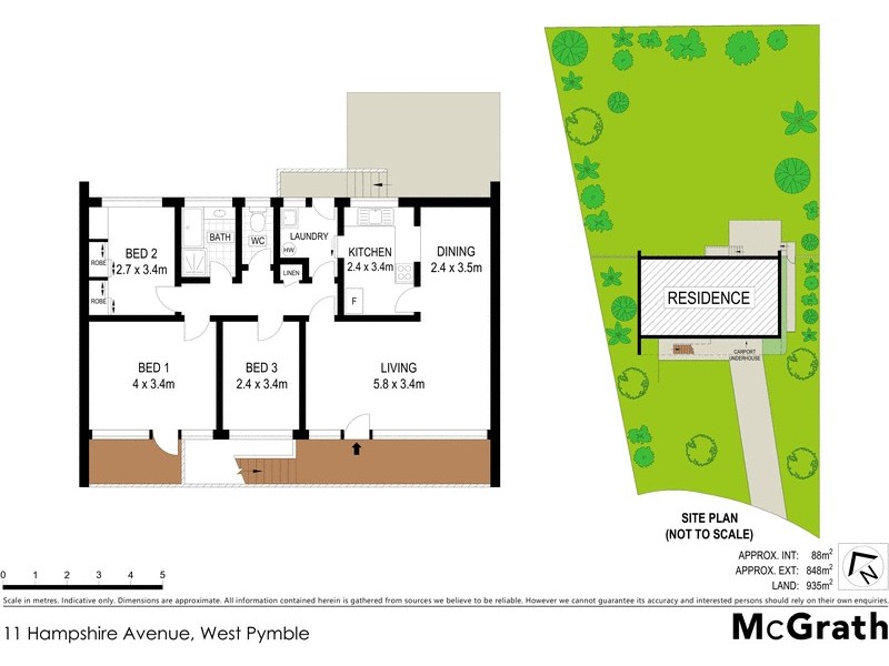 11 Hampshire Avenue, West Pymble NSW 2073 Floorplan