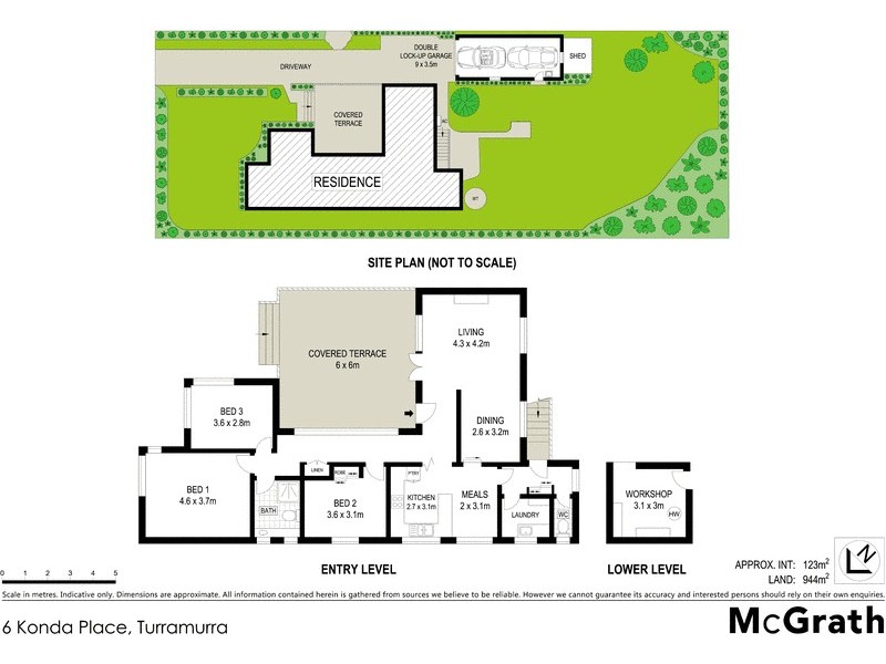 6 Konda Place, Turramurra NSW 2074 Floorplan